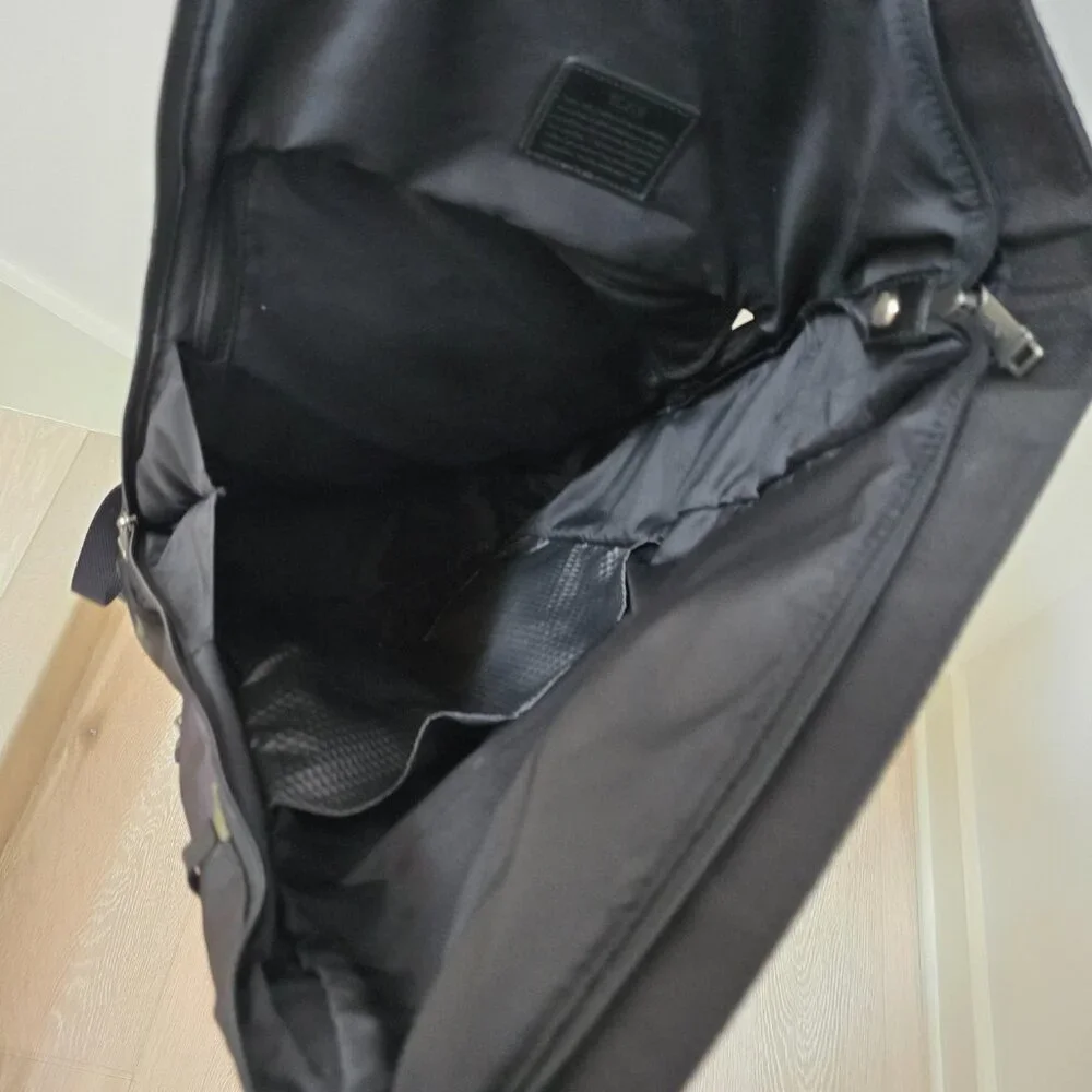 Rare Tumi Cypress Roll-Top Backpack in Avocado Camo, 35L Capacity